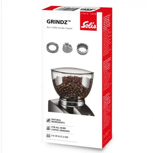 Solis Grindz Koffiemolen Reiniger (3x 35g) 993.08 Direct Beschikbaar
