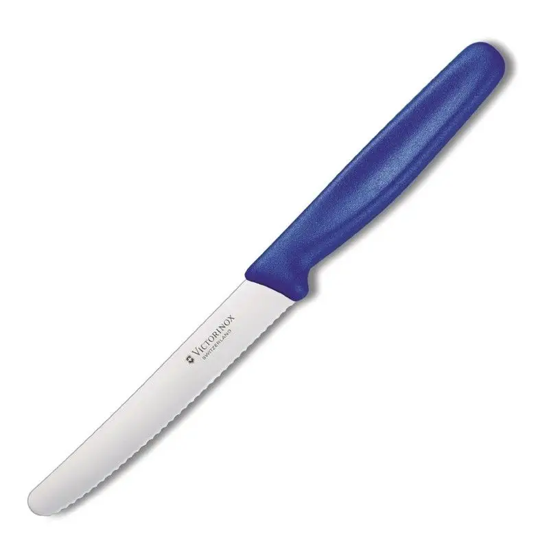 Victorinox gekarteld tomatenmes blauw 11,5cm Populair
