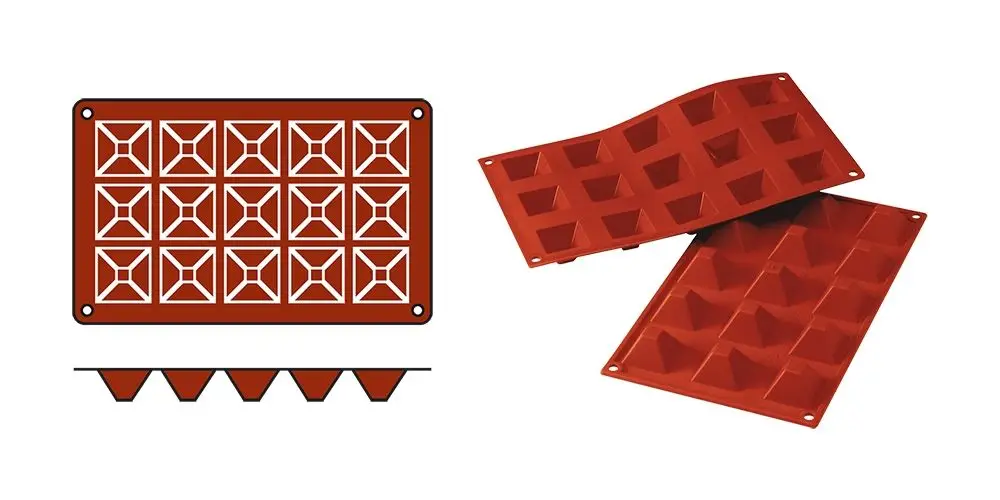 Hoge Kwaliteit bakmat Pyramid-Mini
