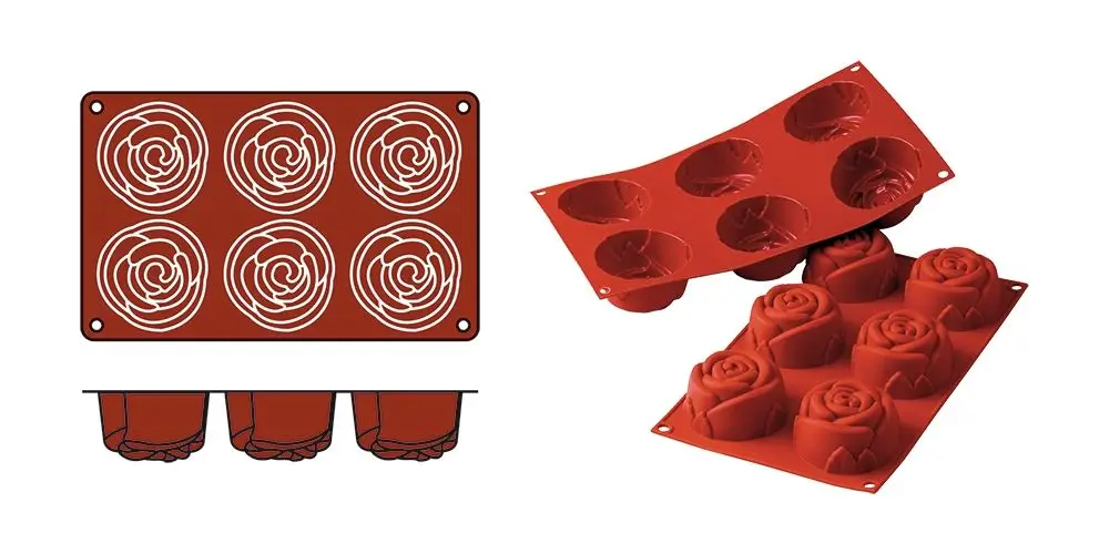 Weekendaanbieding bakmat Rose