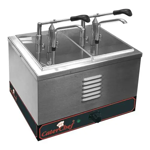 sauzen warmer m/dispenser Flitsaanbieding