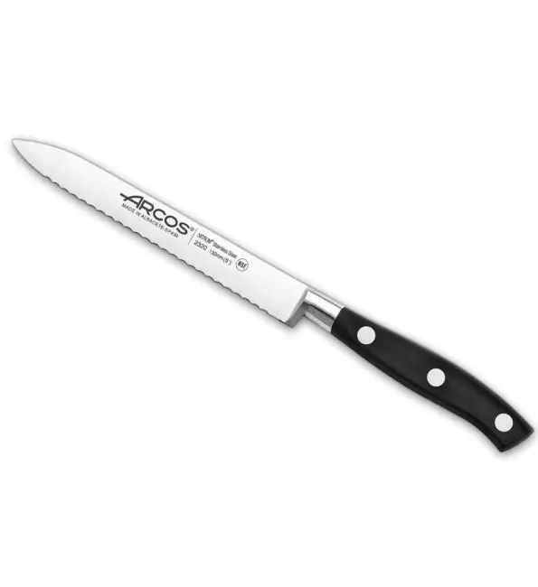 Uitverkoop Arcos Riviera Tomatenmes zwart 130mm