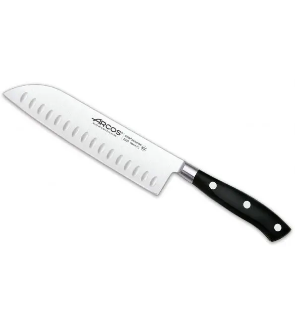 Arcos Riviera Santokumes zwart 180mm Tijdelijk Beschikbaar