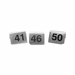 Tafelnummers RVS set 41-50 Koopje
