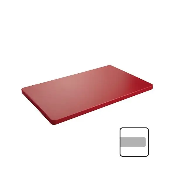 CaterChef Snijblad rood 60x35x2cm glad Koop Online