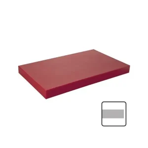 CaterChef Snijblad rood 50x30x4cm glad Beperkt Aanbod