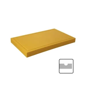 Snijblad geel 50x30x4cm geul Gereduceerde Prijs