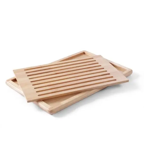 Hendi Stokbroodsnijplank met uitneembaar rooster 475x322mm Koopje