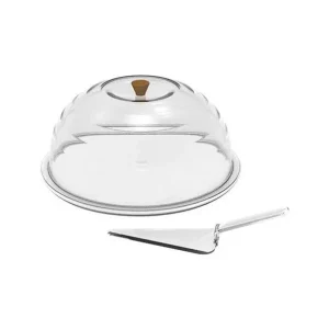 Taartplateau met afdekkap Ø34cm Merkproduct