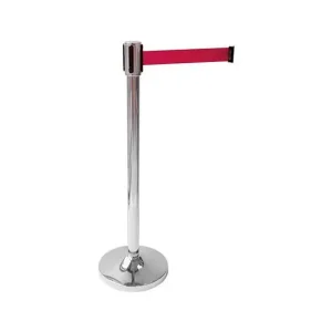 Afzetpaal met rood lint Ø32xH91cm Speciale Aanbieding