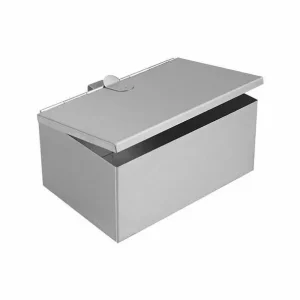 Asverzamelaar RVS 21x14xH9cm Laatste Versie