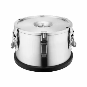 Gamel met 6 sluitklemmen RVS 10L Must-Have