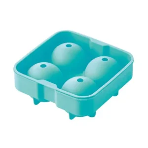 Must-Have Dotz Silicone Ijsbalvorm aquablauw 4x Ø6cm