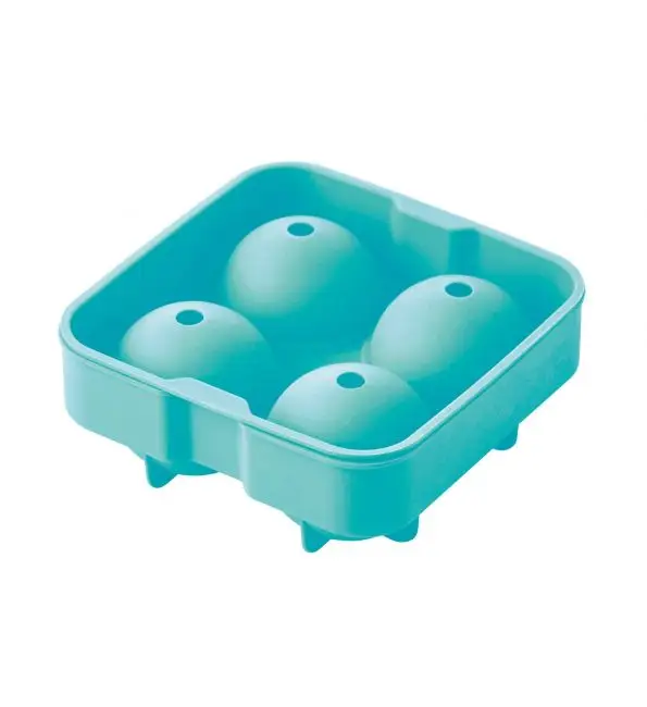 Must-Have Dotz Silicone Ijsbalvorm aquablauw 4x Ø6cm
