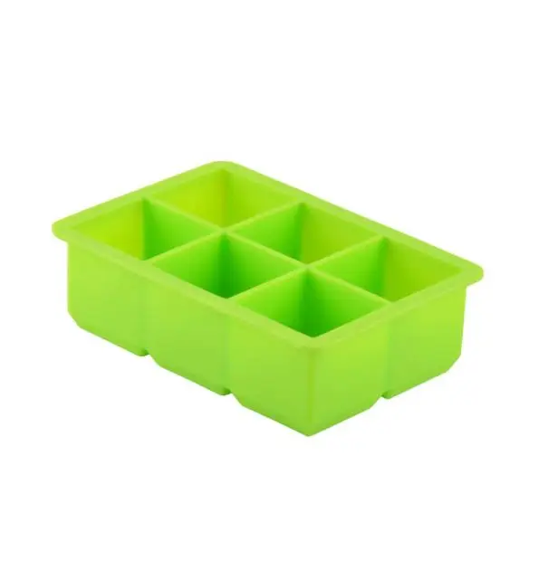 Direct Beschikbaar Dotz Silicone Ijsblokvorm kubus groen 4,8x4,8x4,8cm