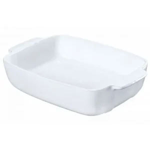 Snelle Levering Pyrex Ovenschaal Signature aardewerk wit 35x25cm