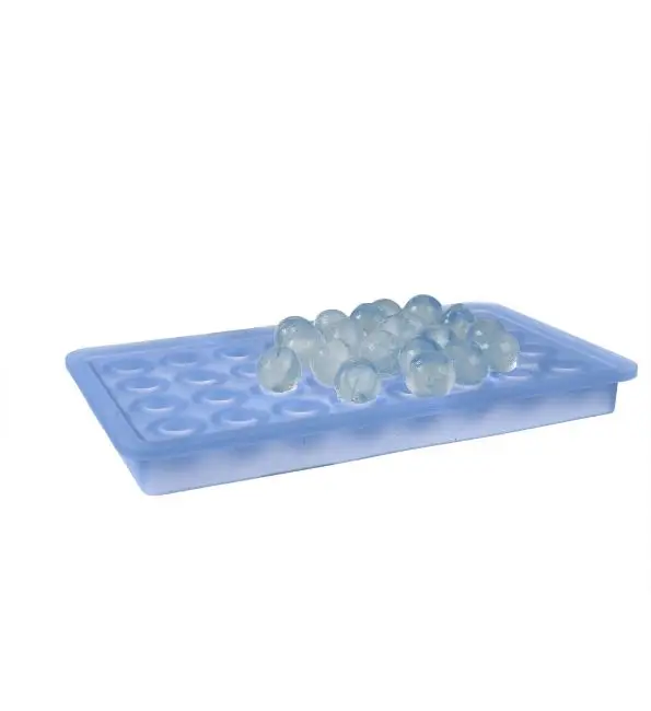 Lage Kosten Lurch Ice Cube Trau parel blauw 20cm