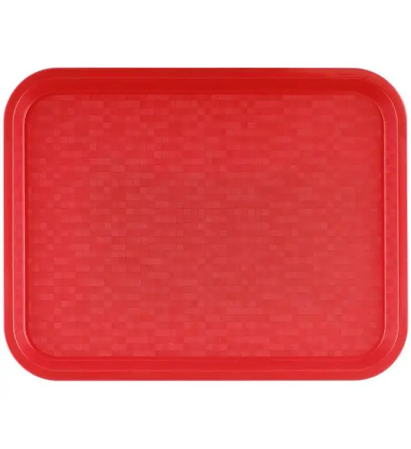Dienschaal PP rood 34,5x26,5cm Direct Verzonden
