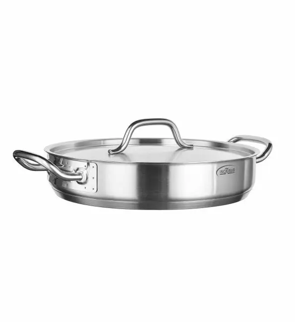 Inoxibar Extra lage ketel 2,7L Ø24xH6cm Speciale Aanbieding