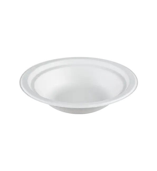 Bagasse Bowl suikerriet 400ml | 50 stuks Beperkte Voorraad