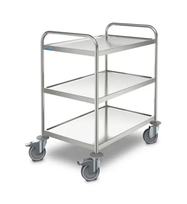Laatste Kans Hupfer Serveerwagen RVS 3 niveau 600/400 (SW 6x4/3)