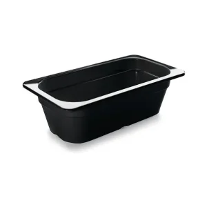 Melamine schaal GN 1/3 65mm zwart Gereduceerde Prijs
