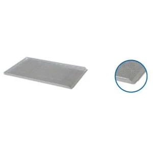 Populair Lineoplus Bakplaat met 1 schuine boord perfo alu GN1/1