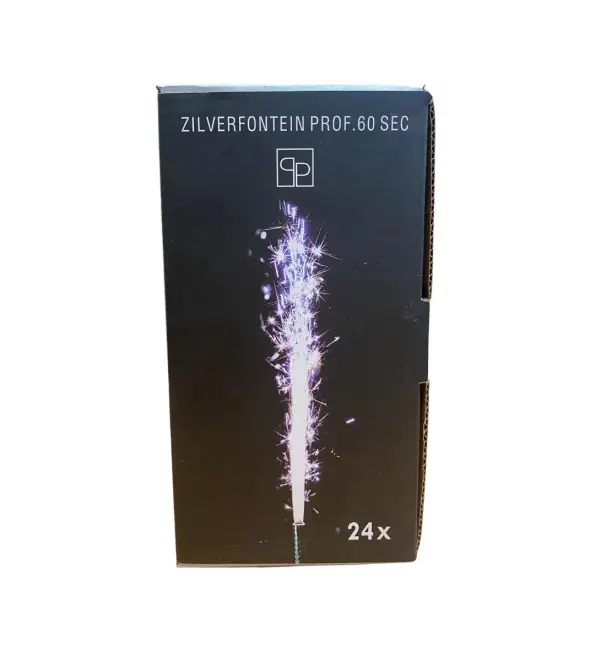 Nu Kopen Zilverfontein ijsfontein vuurwerk 60sec | 24 stuks