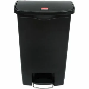Rubbermaid Vuilnisbak Slim Jim zwart 50L Shop Nu