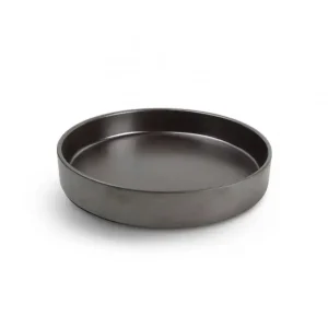 Chic Verso Diep bord stapelbaar black 24xH4cm Flitsaanbieding