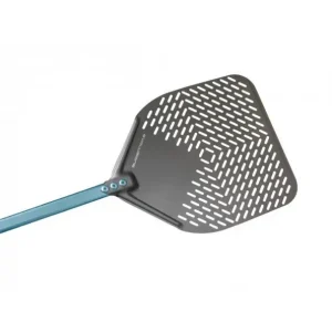 GI Metal Pizzaschep alu rechthoek geperforeerd 33x33cm L150cm Actieprijs