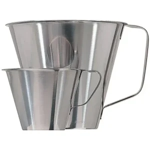Linden Maatbeker met gesloten handvat inox 2L Beperkt Aanbod