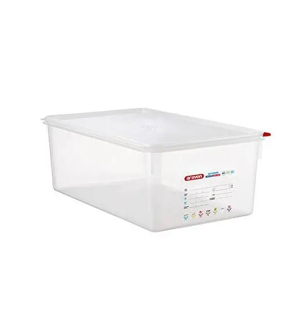 Uitverkoop Araven Doos + deksel + colorclip hermetisch GN1/1 H200mm
