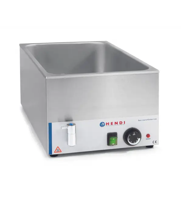 Bestel Nu Hendi Bain-Marie Kitchen Line met wateraftapkraan 150mm