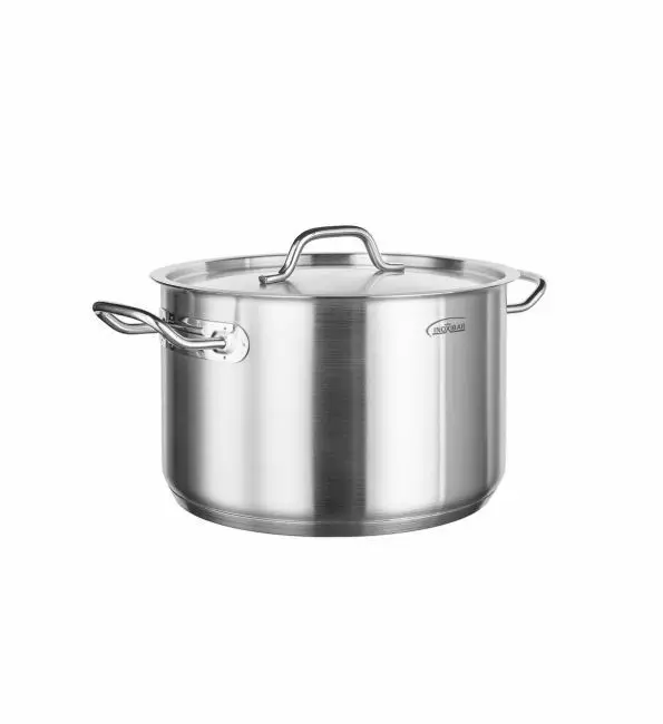 Bestel Nu Inoxibar Halfhoge ketel met deksel 11L Ø28xH17,5cm