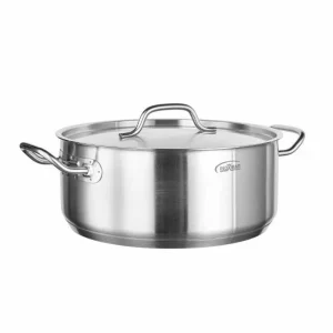 Merkproduct Inoxibar Lage ketel met deksel 14L Ø36xH14cm