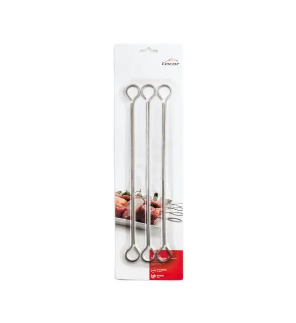 Rechtstreeks Van De Fabrikant Lacor Vleesbrochette inox 405mm | 6 stuks