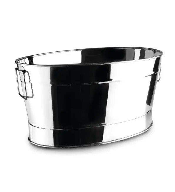 Lacor Champagne emmer ovaal inox 43x30x20cm Shop Nu