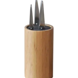 Point-Virgule Messenblok rond bamboe Ø12xH22cm Hoge Kwaliteit