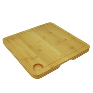 Point-Virgule Snijplank met sapgeul 35x35x2,5cm Gecertificeerd