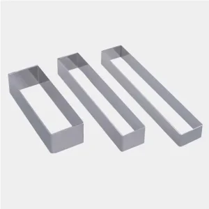 De Buyer Bakvorm rechthoek inox 18x3xH2cm Koopje