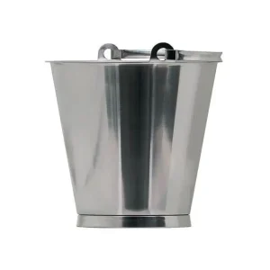 Koop Vandaag Linden Emmer inox met ring 15L Ø325xH325mm