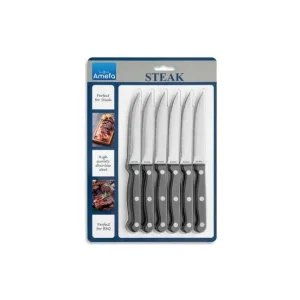 Amefa Steakmes zwart handvat | 6 stuks Koop Online