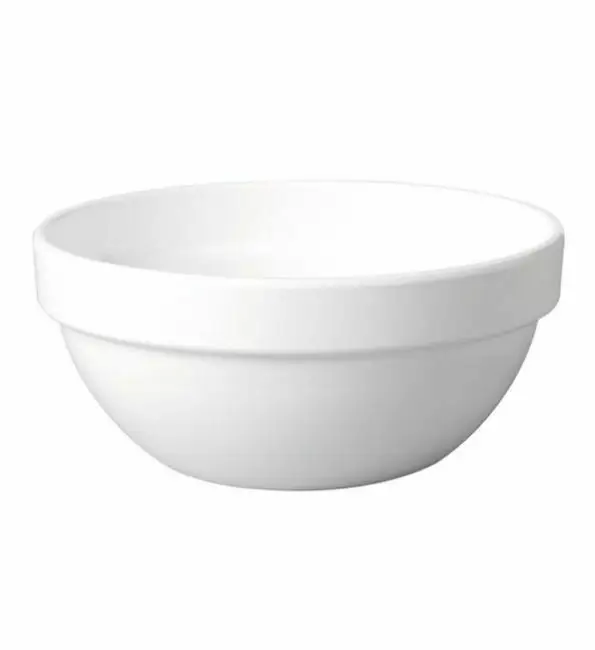 Lage Prijs APS Schaal Casual melamine wit Ø20xH9cm