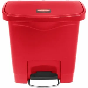 Rubbermaid Vuilnisbak Slim Jim rood 15L Hete Deal