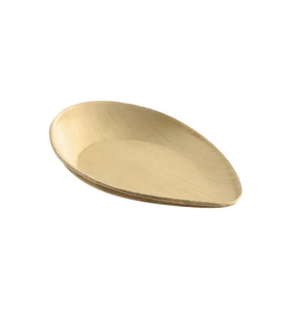 Fabrieksprijs Sier Palm bord ovaal 170x108mm | 20 stuks