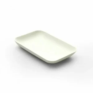 Gecertificeerd Sier Bagastro Bord rechthoekig 120x80x15mm | 40 stuks