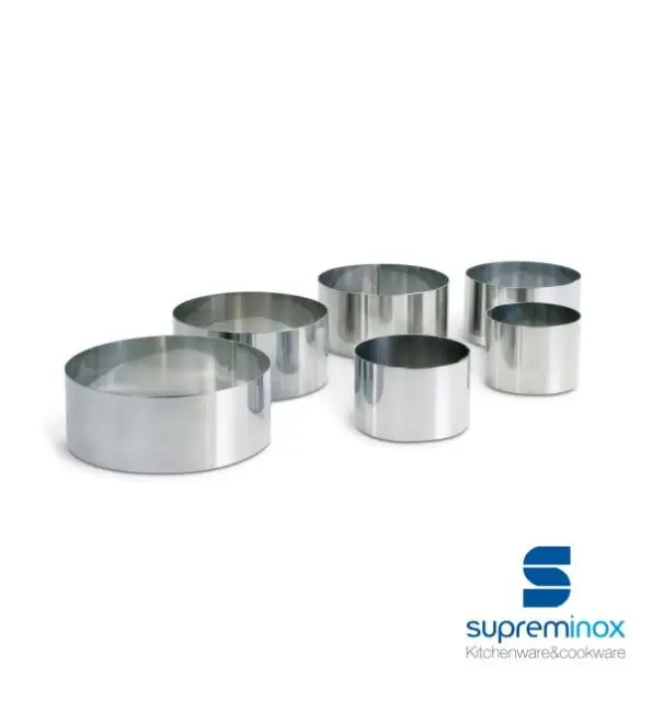 SupremInox Dresseerring RVS Ø6-12cm - 6 stuks Veilige Betaling