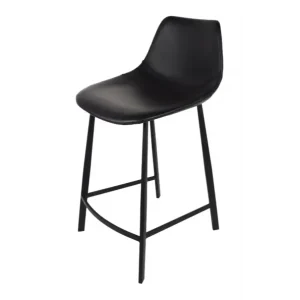 XSeat Counterstoel Elne zwart zithoogte 65cm Seizoensaanbieding