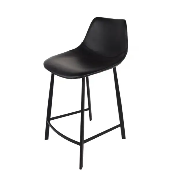 XSeat Counterstoel Elne zwart zithoogte 65cm Seizoensaanbieding